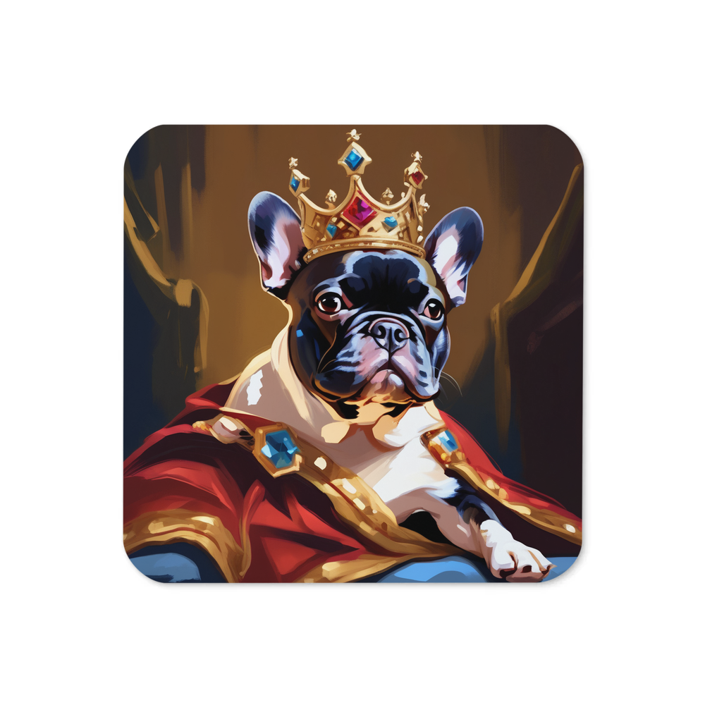 PugMug Custom Tan French Bulldog Coaster