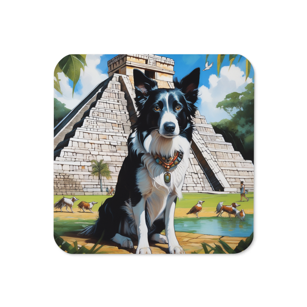 PugMug Custom Border Collie Coaster