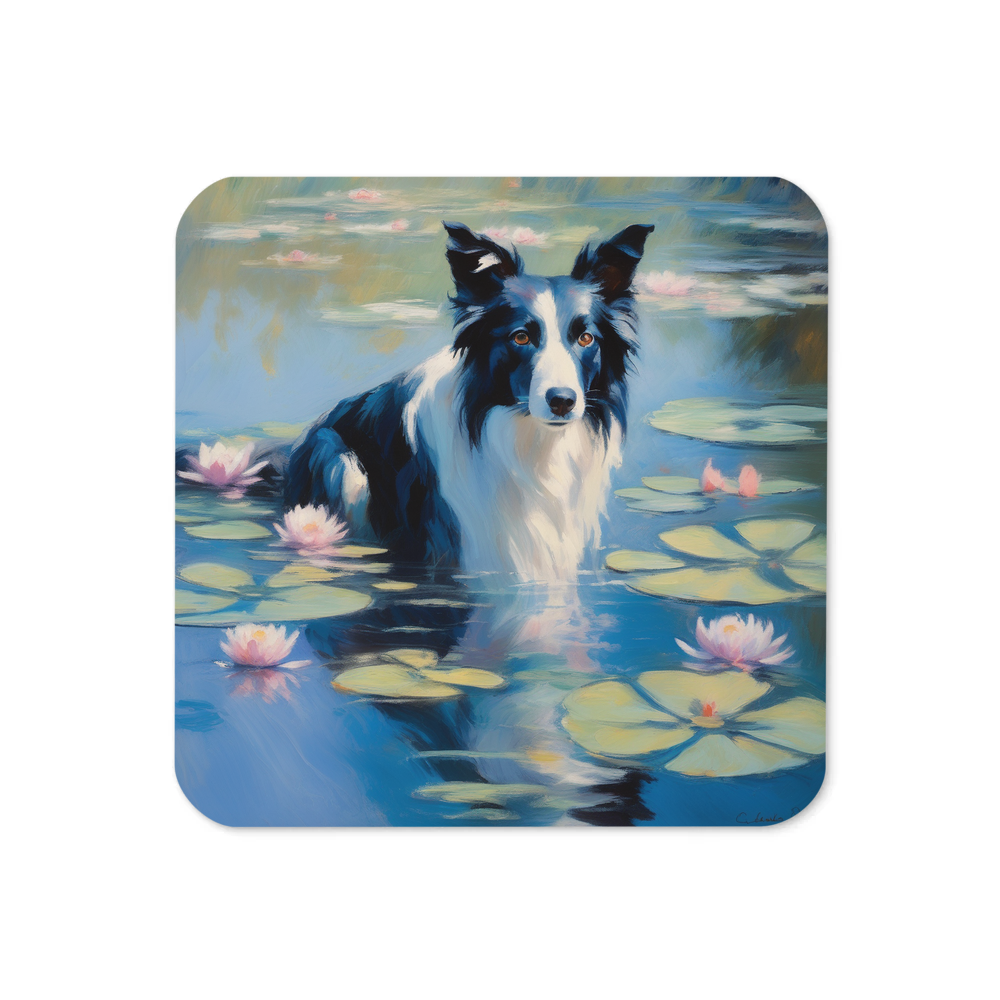 PugMug Custom Border Collie Coaster