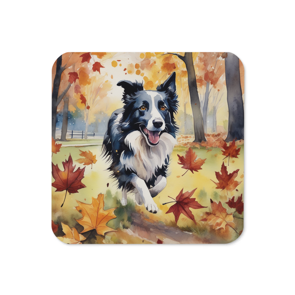 PugMug Custom Border Collie Coaster
