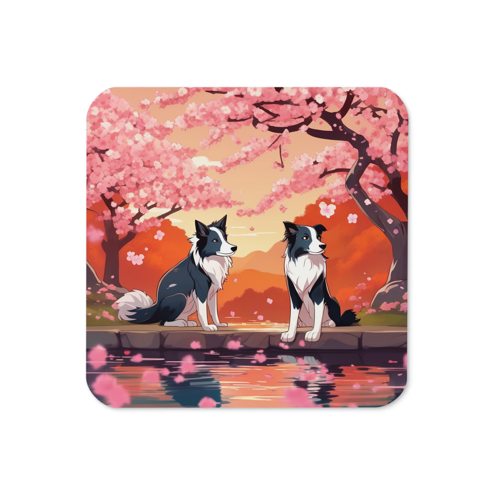 PugMug Custom Border Collie Coaster