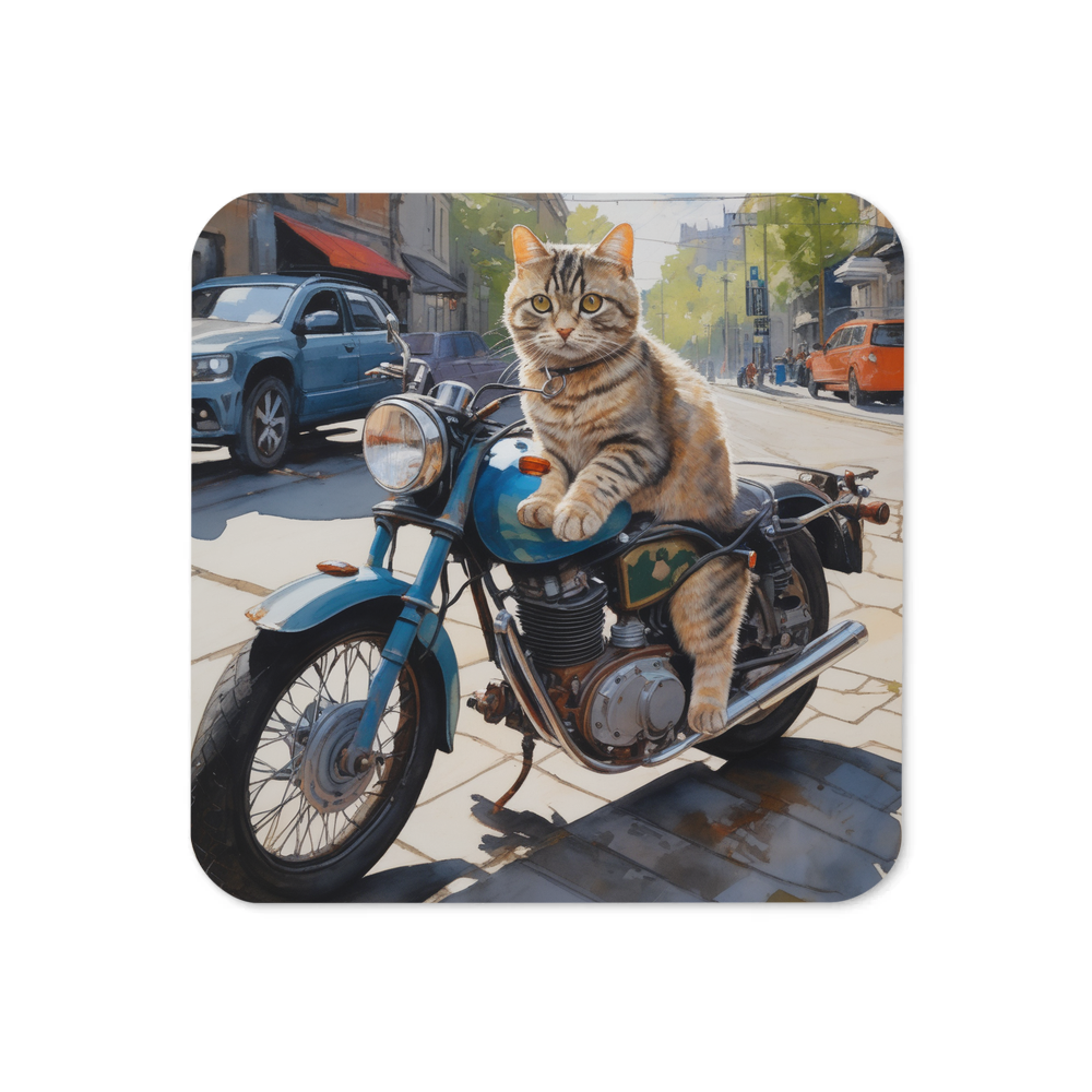 PugMug Custom Tabby Scottish Fold Cat Coaster