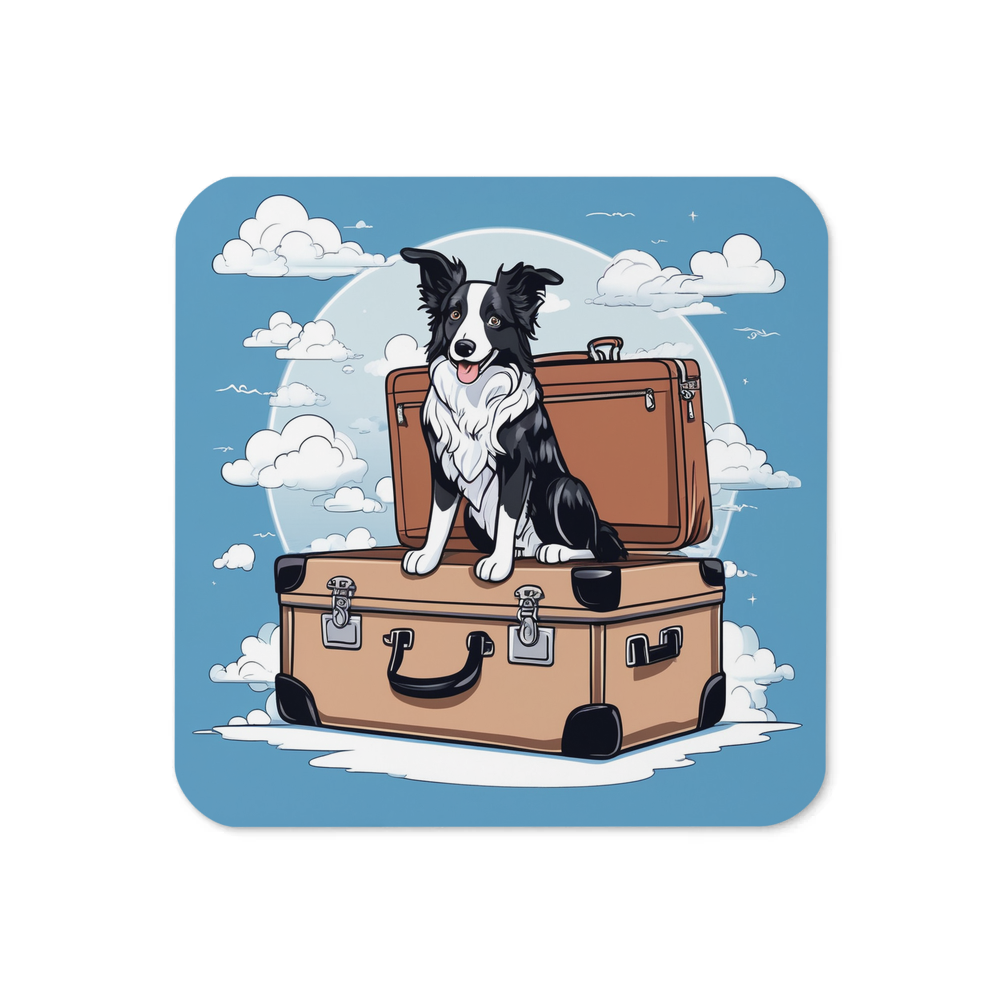 PugMug Custom Border Collie Coaster