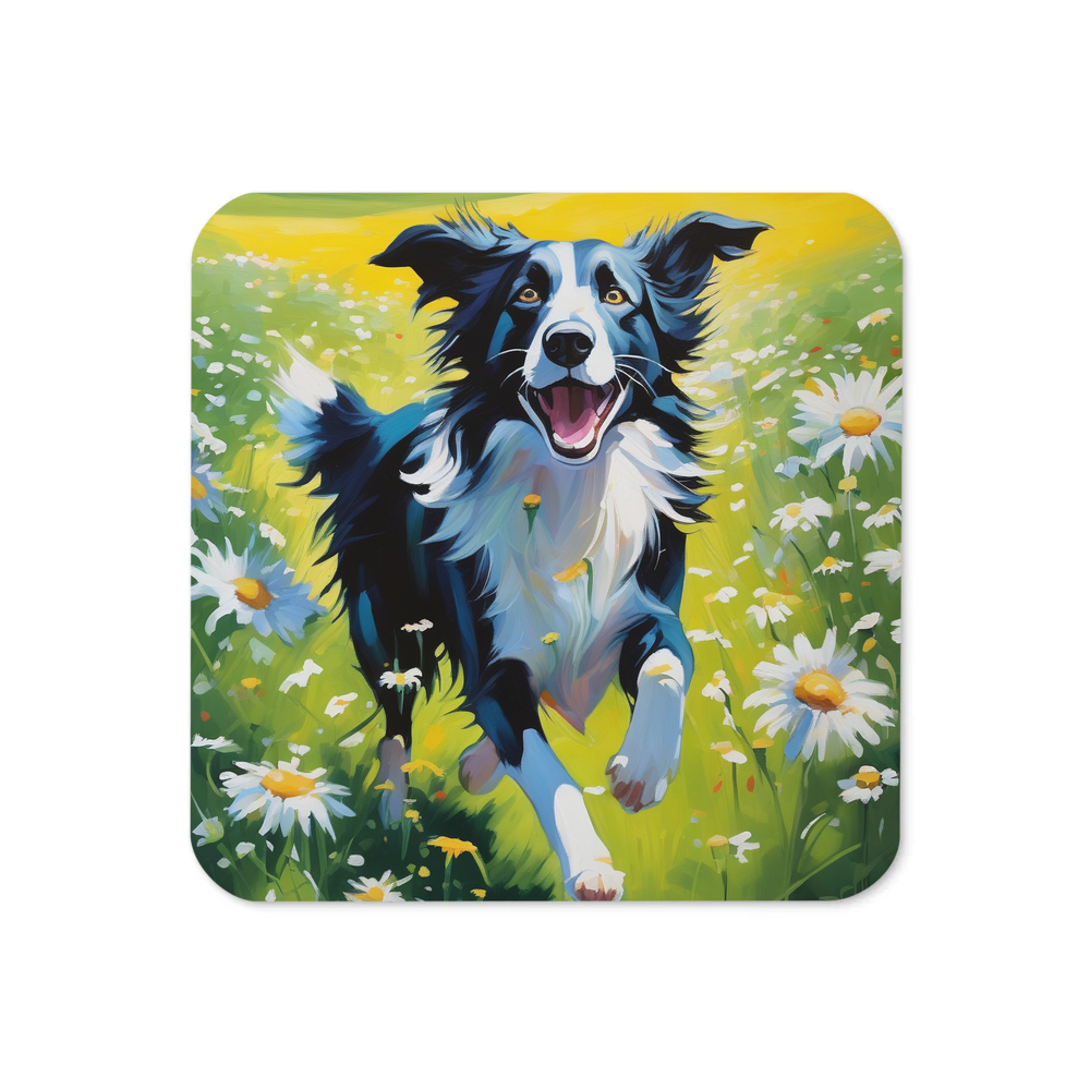 PugMug Custom Border Collie Coaster