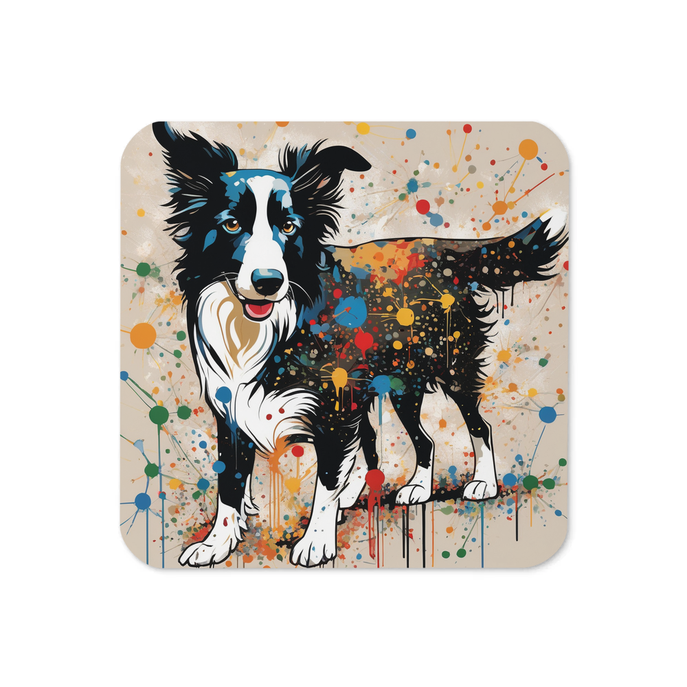 PugMug Custom Border Collie Coaster