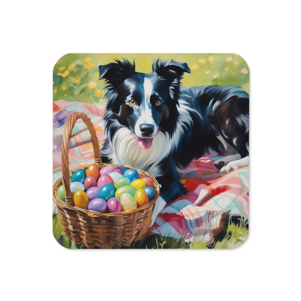 PugMug Custom Border Collie Coaster
