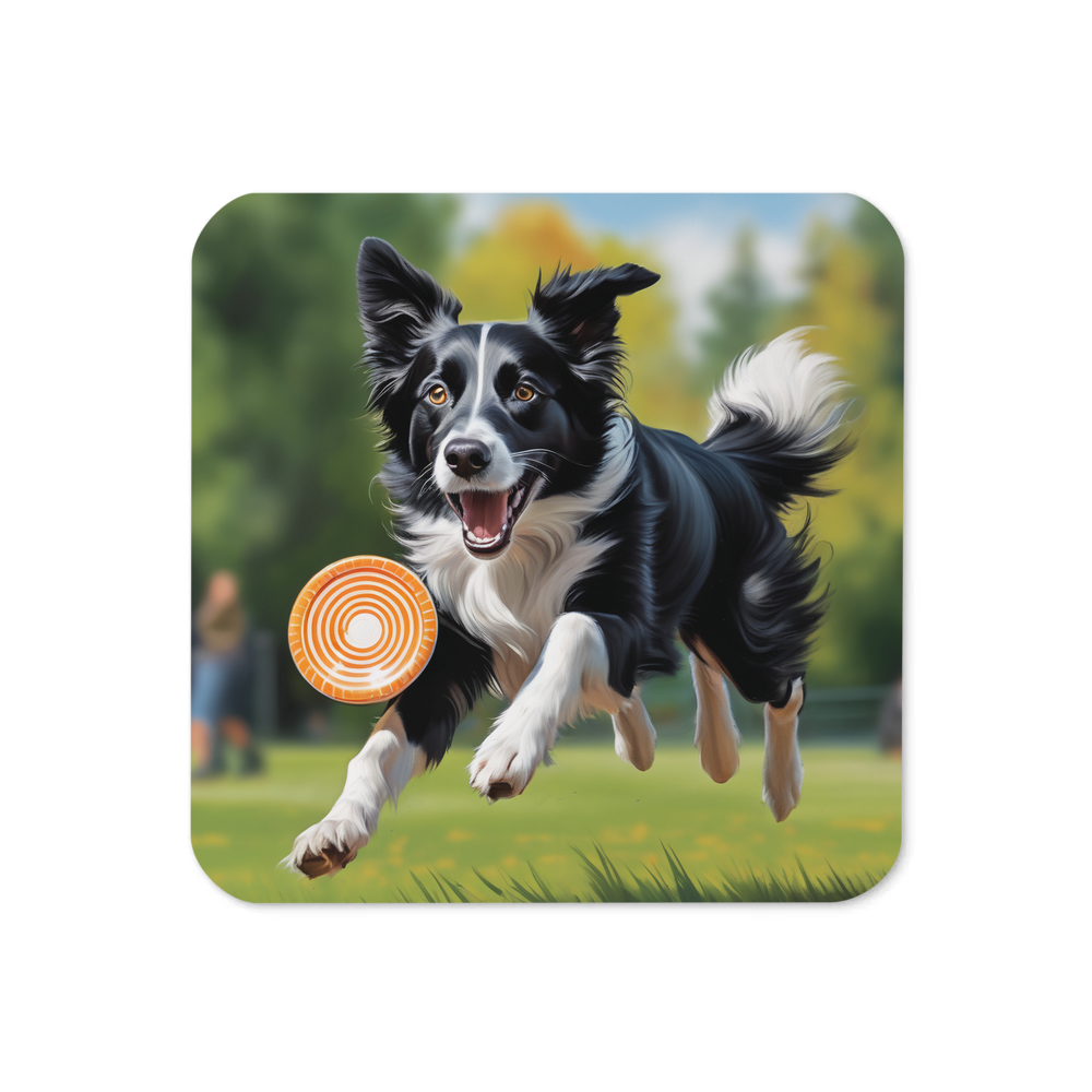 PugMug Custom Border Collie Coaster