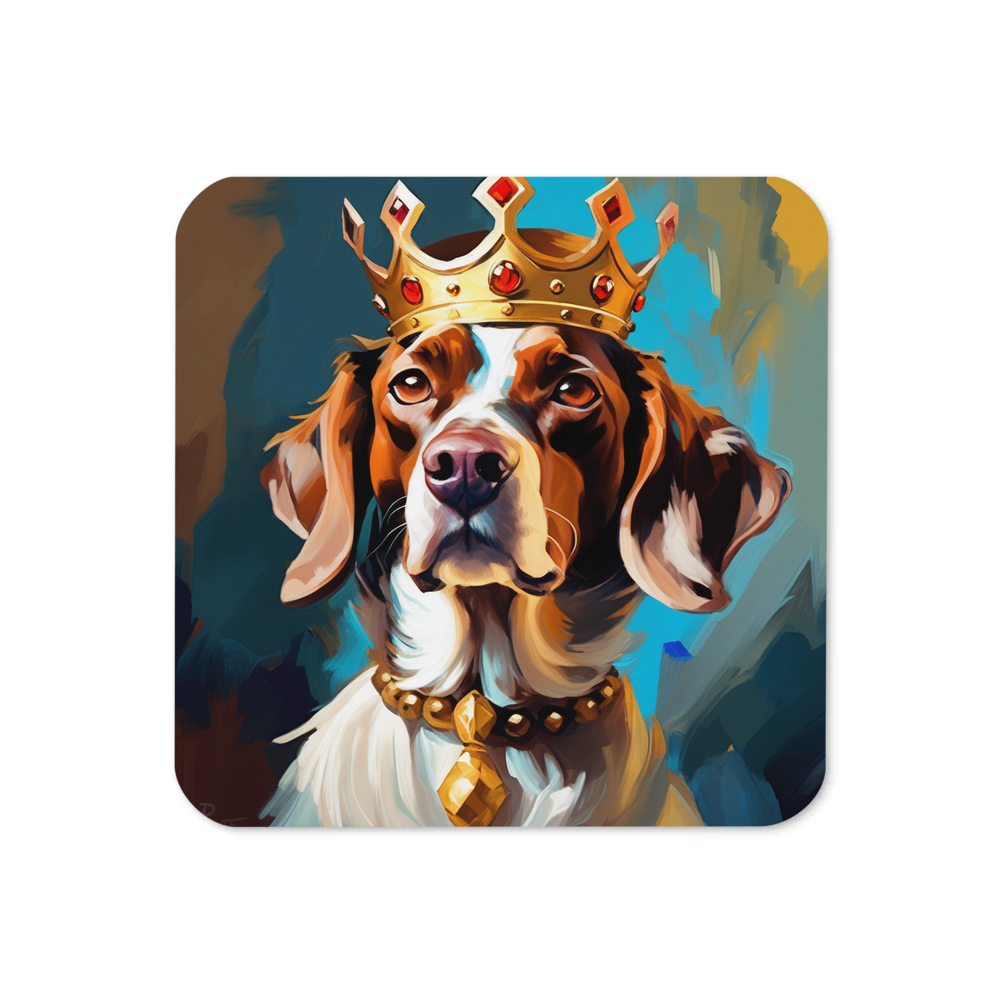 PugMug Custom Pointer Dog Coaster