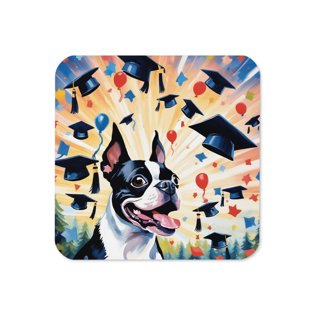 PugMug Custom Boston Terrier Coaster