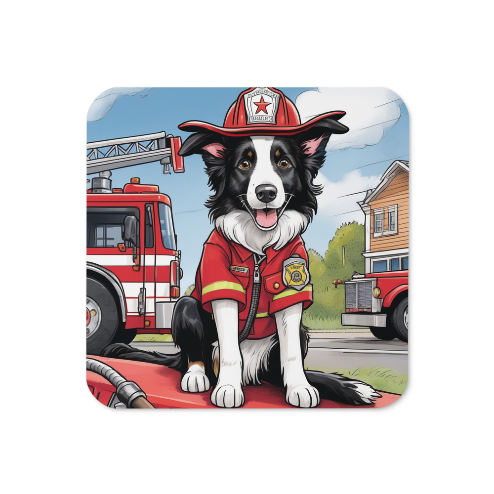 PugMug Custom Border Collie Coaster