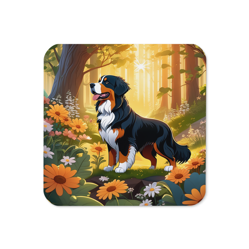 PugMug Custom Bernese Mountain Dog Coaster