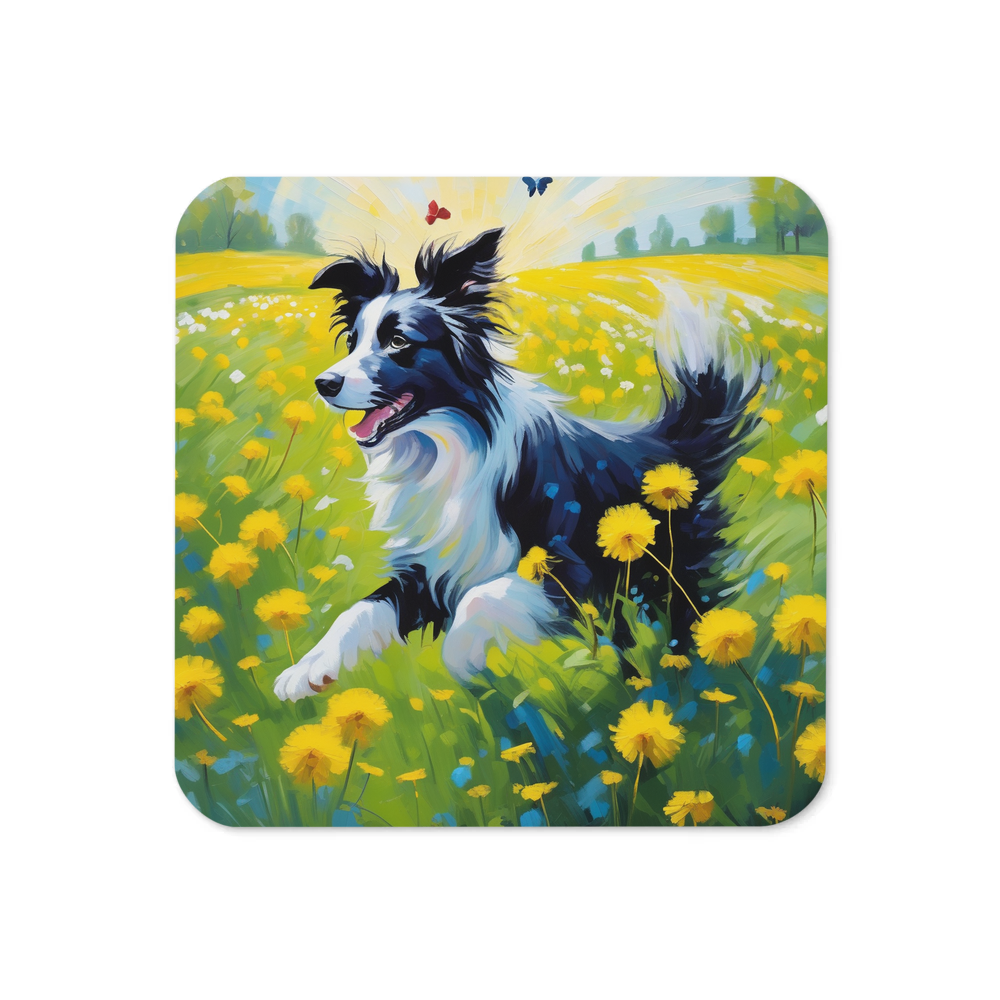 PugMug Custom Border Collie Coaster