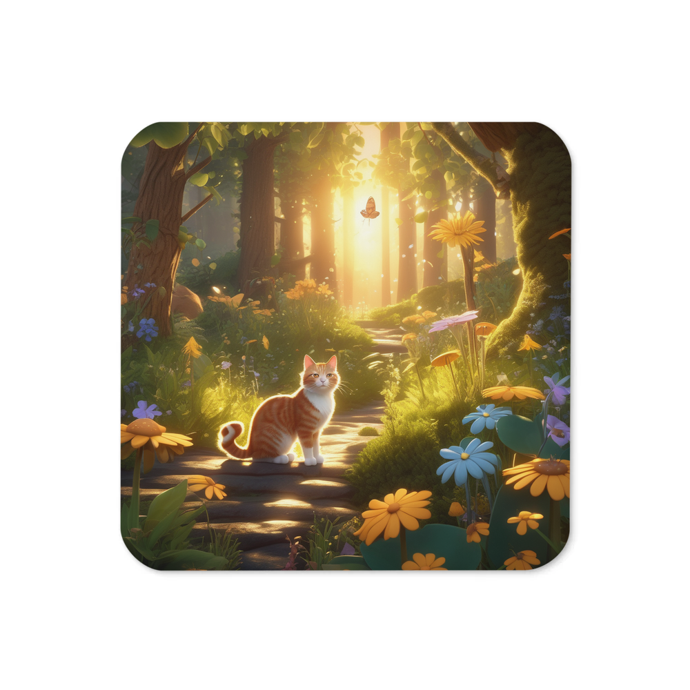 PugMug Custom Tabby Companion Cat Coaster