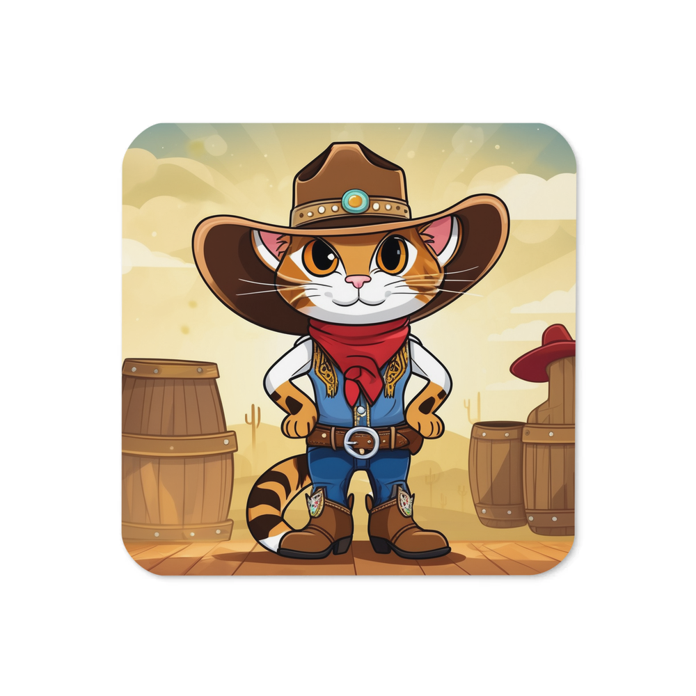 PugMug Custom Tabby Companion Cat Coaster