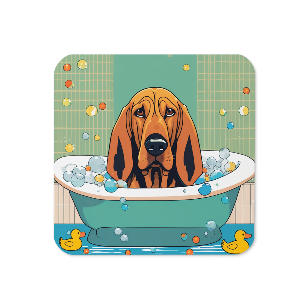 PugMug Custom Bloodhound Coaster