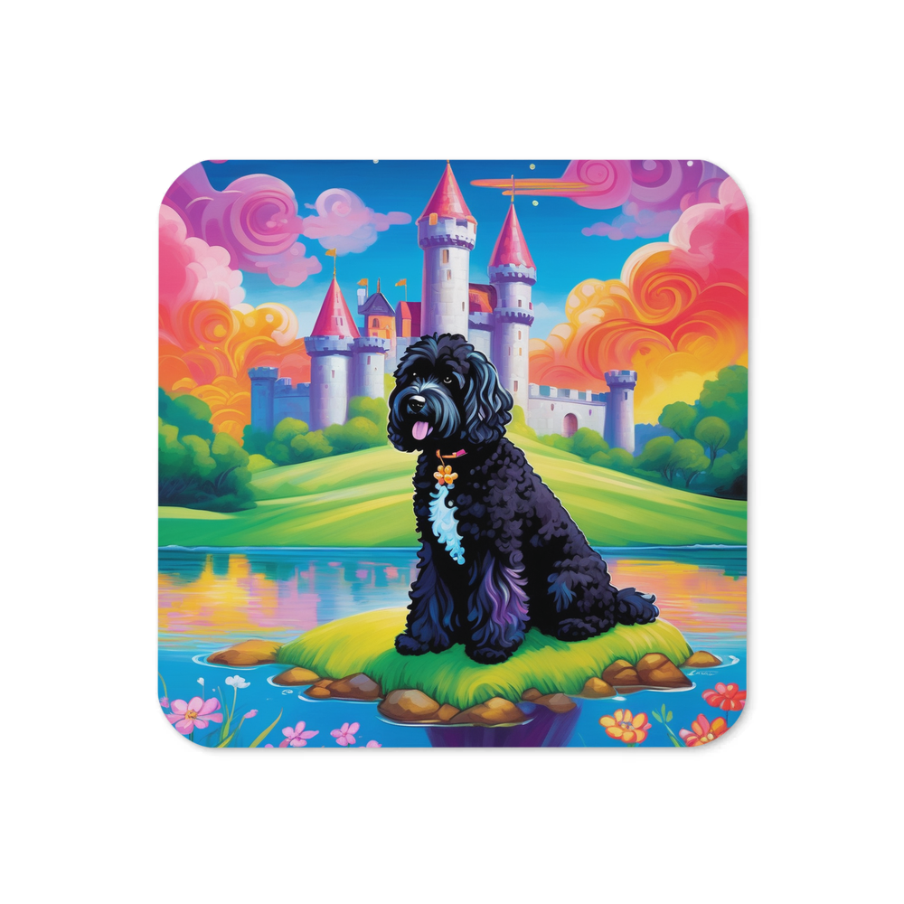 PugMug Custom Portuguese Water Dog Coaster
