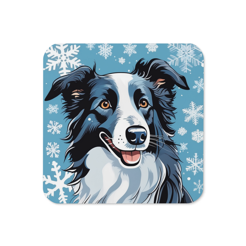 PugMug Custom Border Collie Coaster
