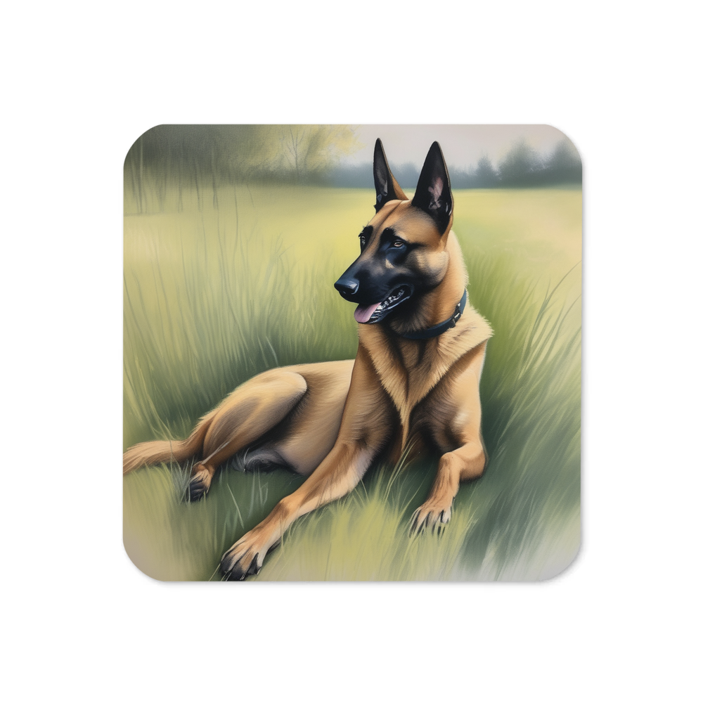 PugMug Custom Belgian Malinois Coaster