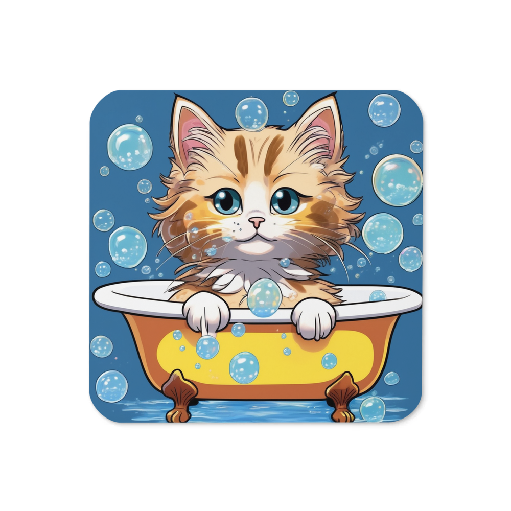 PugMug Custom Tabby Ragdoll Cat Coaster