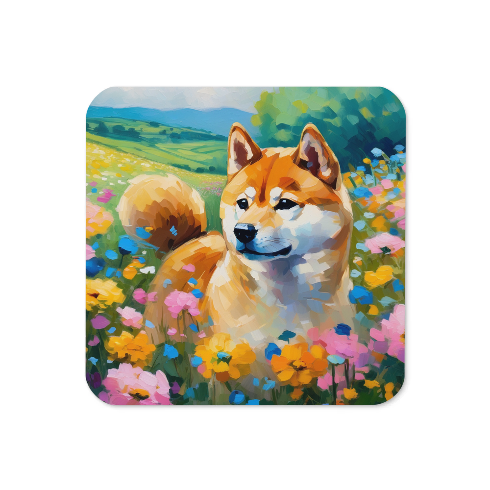PugMug Custom Shiba Inu Coaster