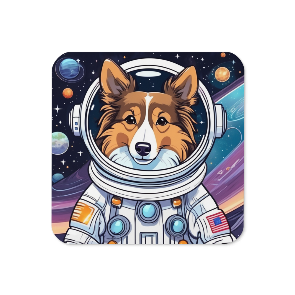 PugMug Custom Shetland Sheepdog Coaster