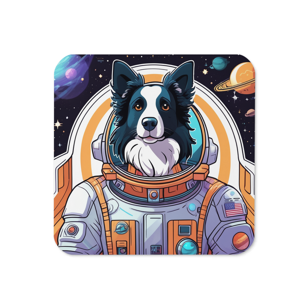 PugMug Custom Border Collie Coaster