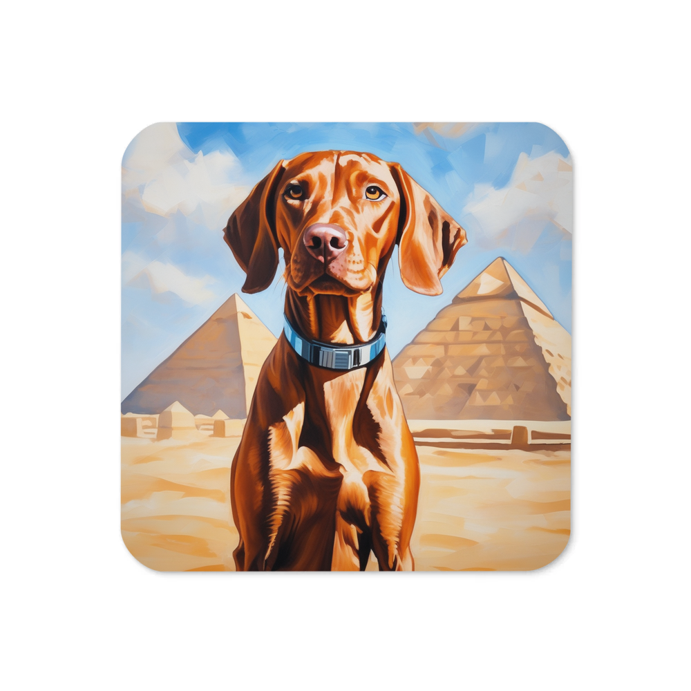 PugMug Custom Vizsla Coaster