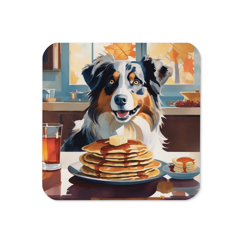 PugMug Custom Australian Shepherd Dog Coaster