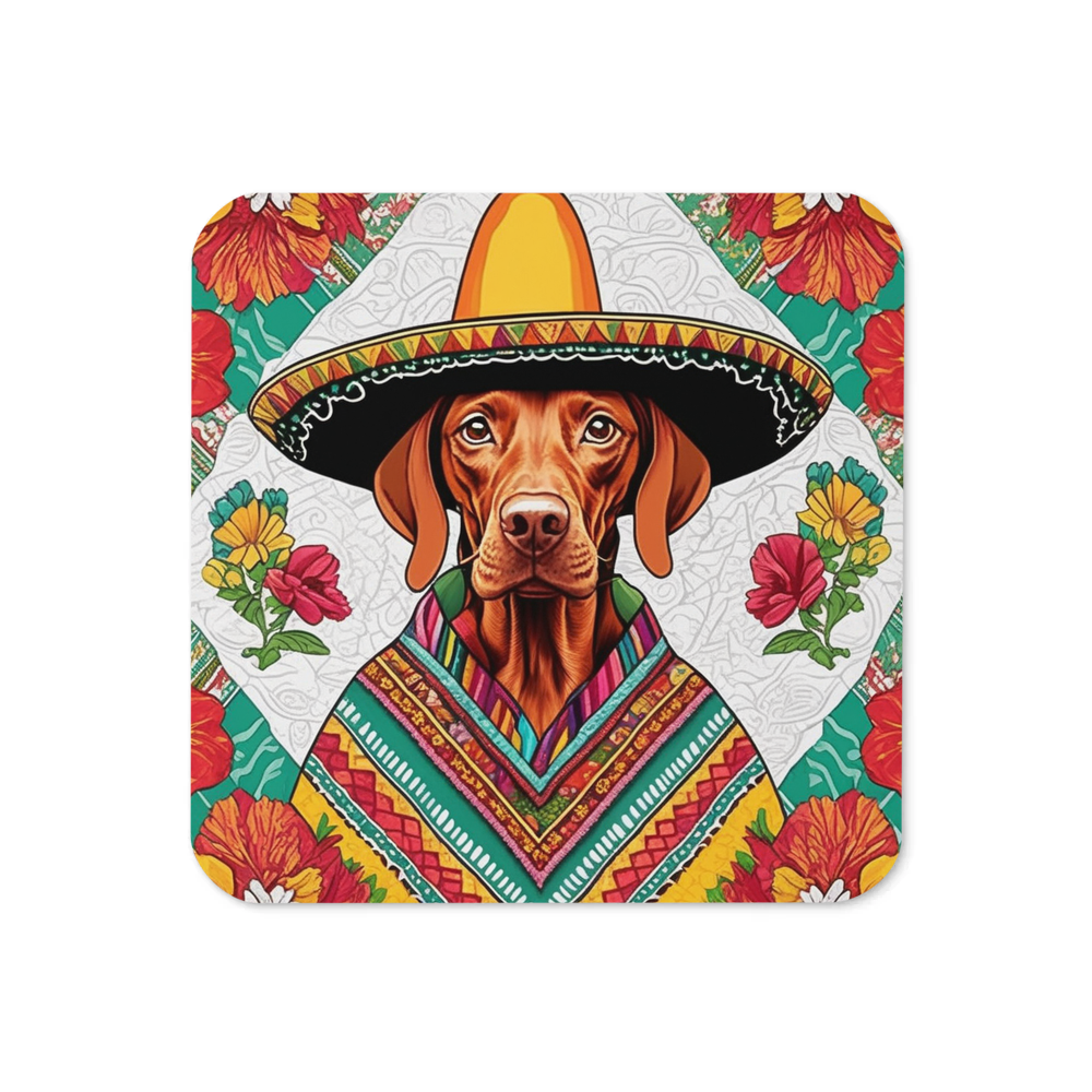 PugMug Custom Vizsla Coaster