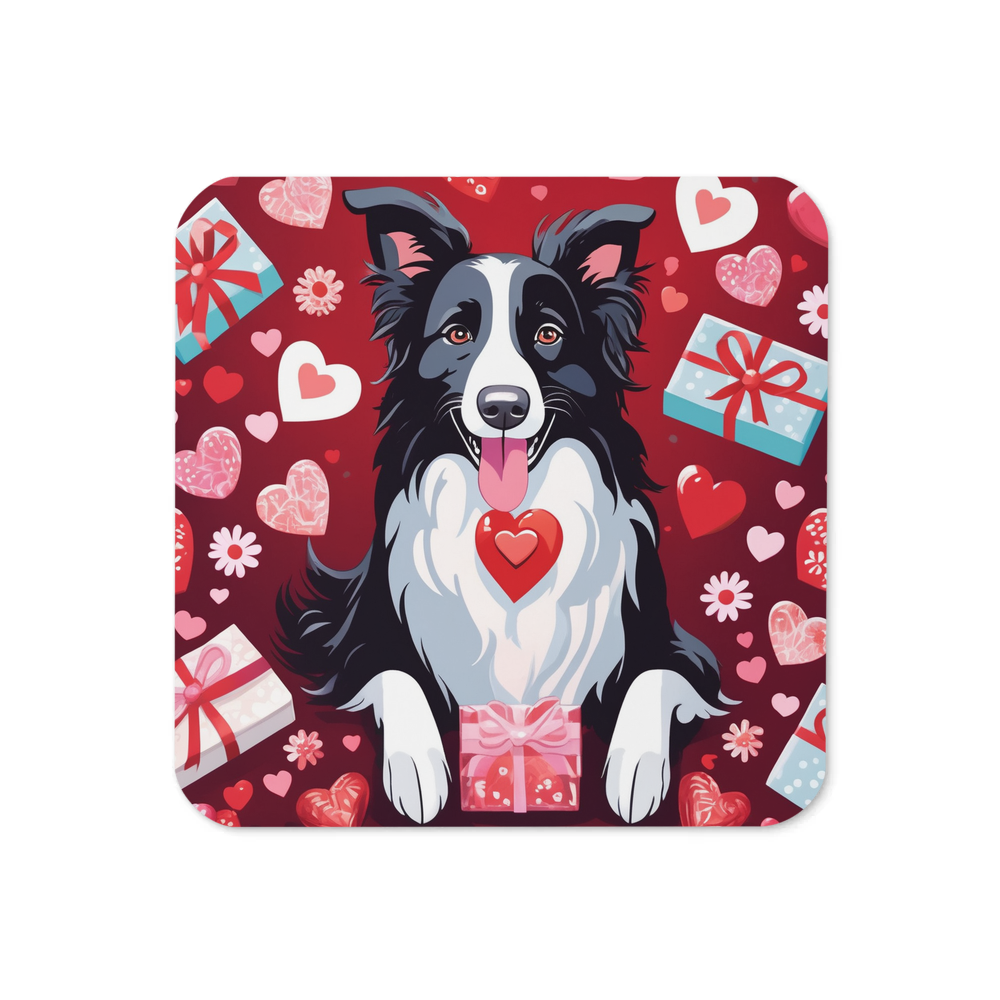 PugMug Custom Border Collie Coaster