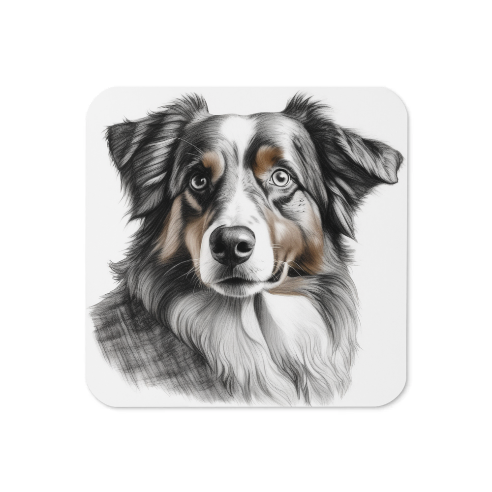 PugMug Custom Australian Shepherd Dog Coaster
