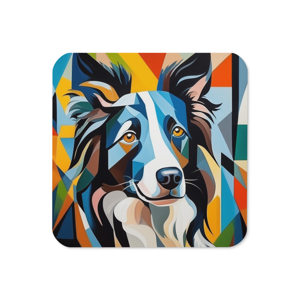 PugMug Custom Border Collie Coaster