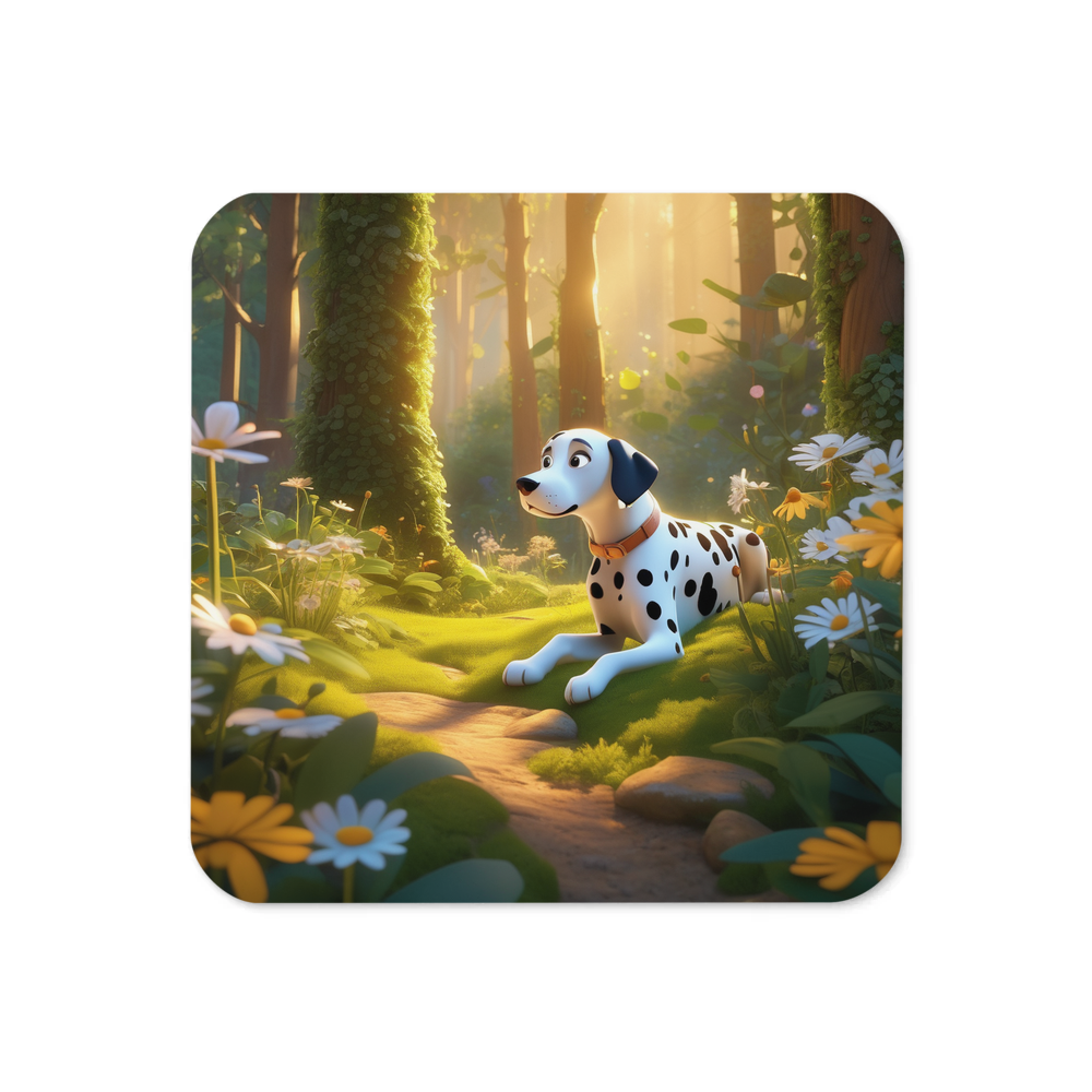 PugMug Custom Dalmatian Coaster
