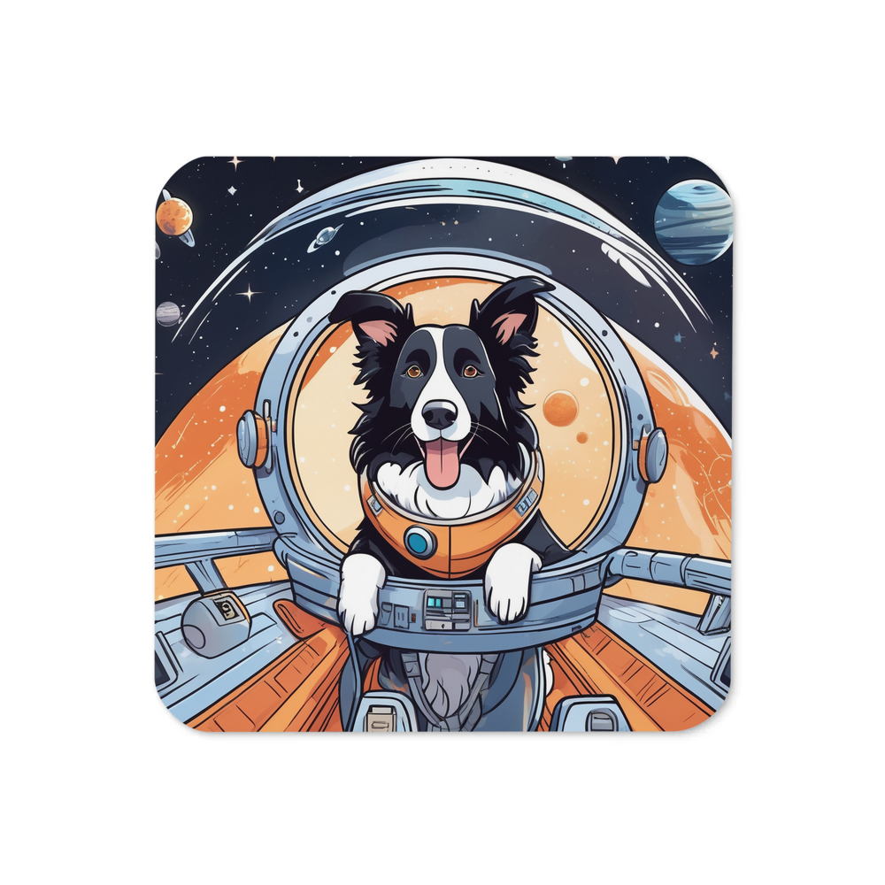 PugMug Custom Border Collie Coaster