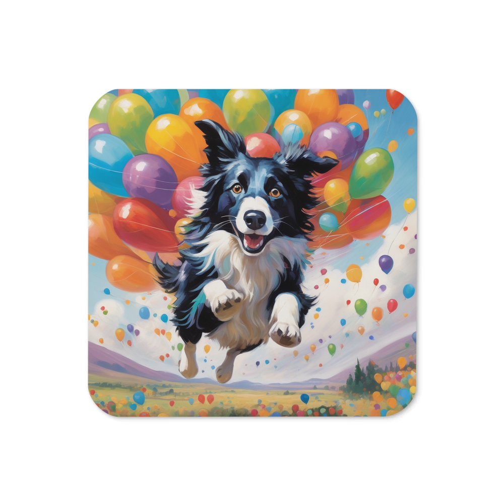 PugMug Custom Border Collie Coaster