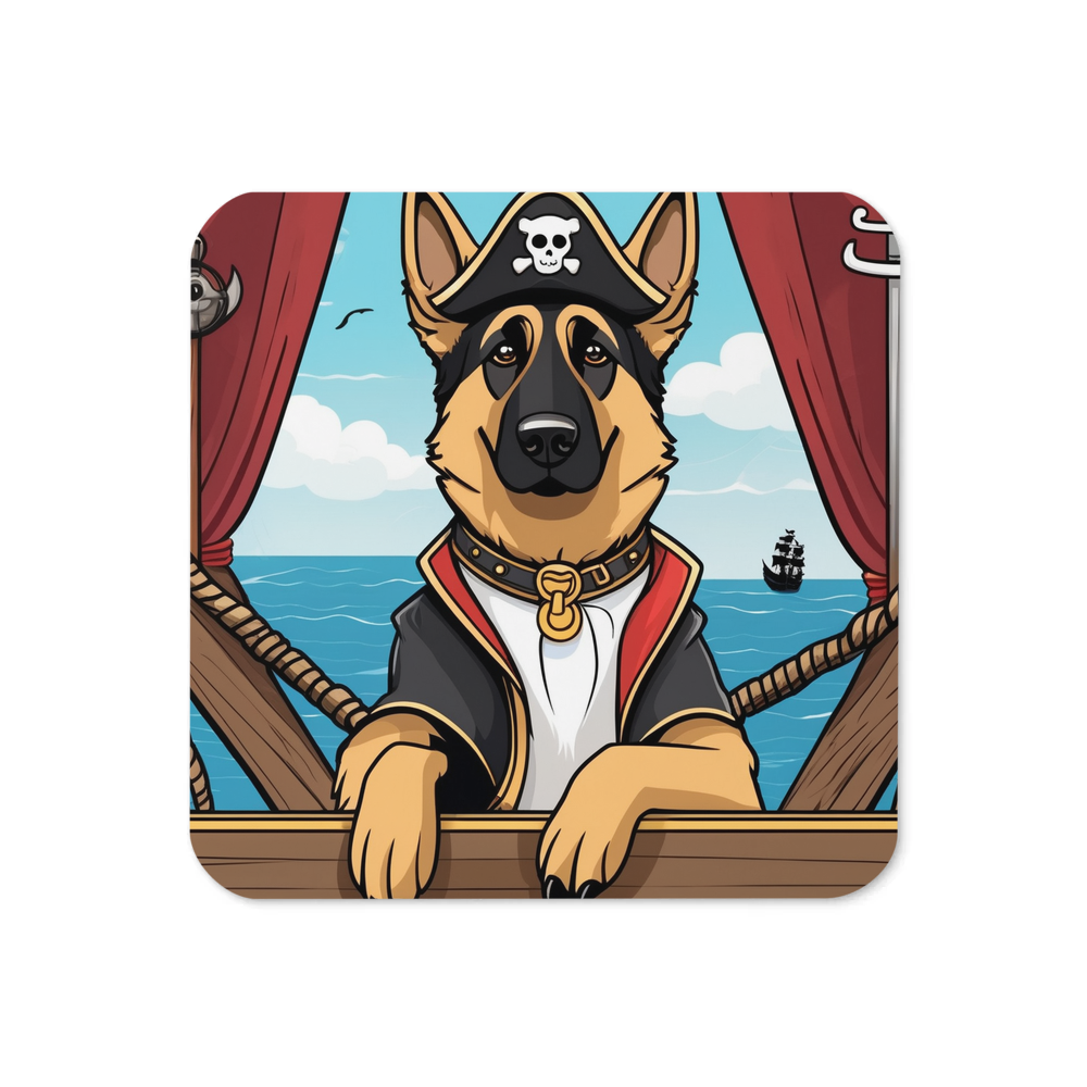 PugMug Custom German Shepherd Dog Coaster