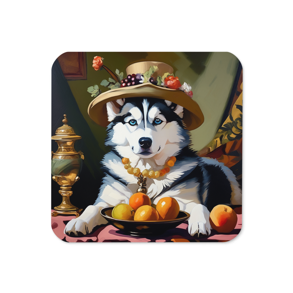 PugMug Custom Siberian Husky Coaster