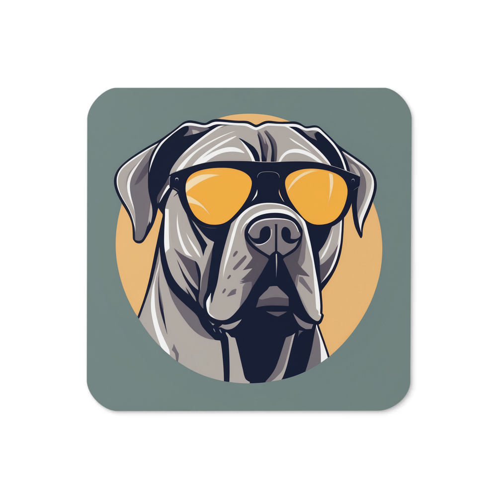 PugMug Custom Cane Corso Coaster