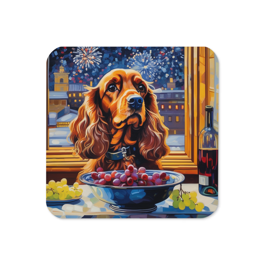 PugMug Custom Cocker Spaniel Coaster