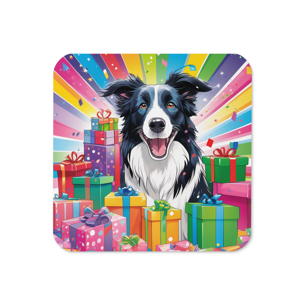 PugMug Custom Border Collie Coaster