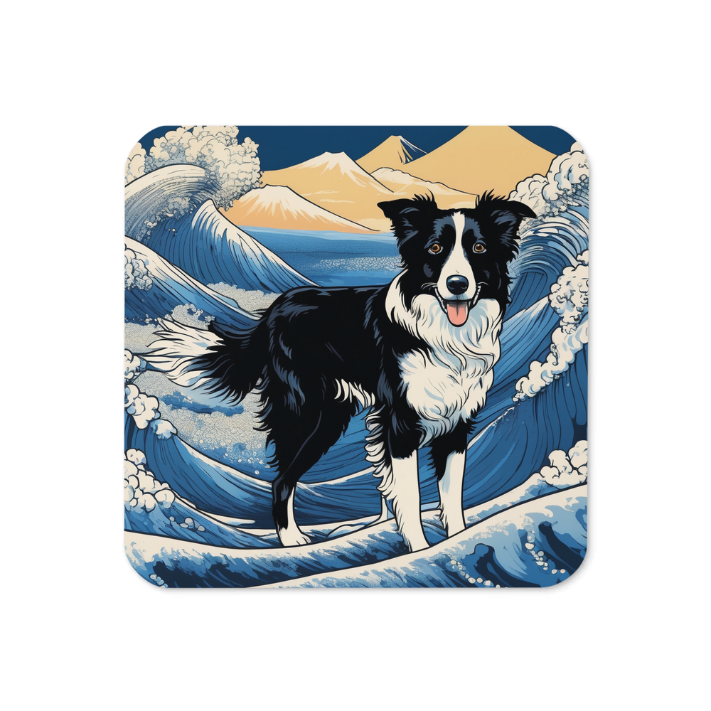 PugMug Custom Border Collie Coaster