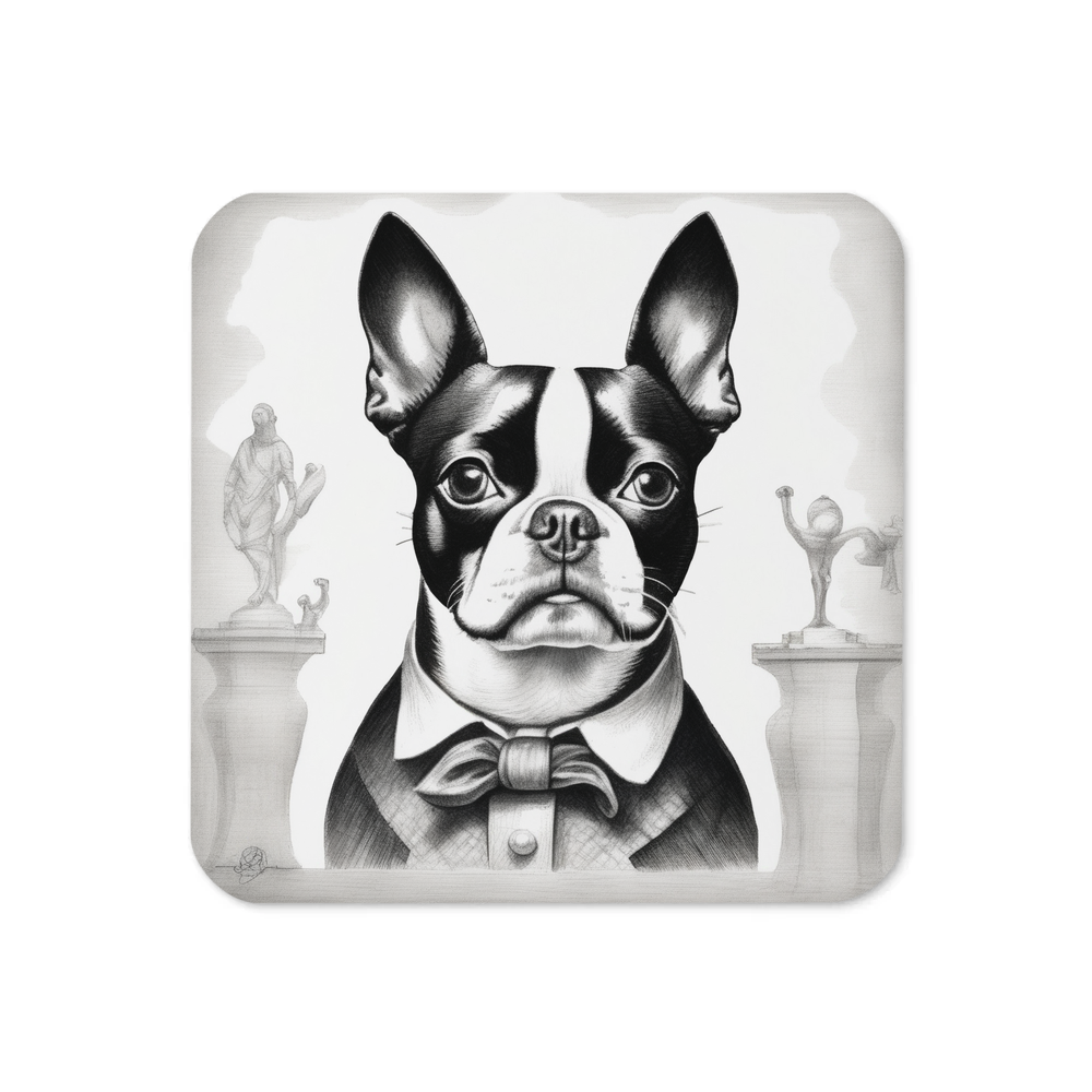 PugMug Custom Boston Terrier Coaster