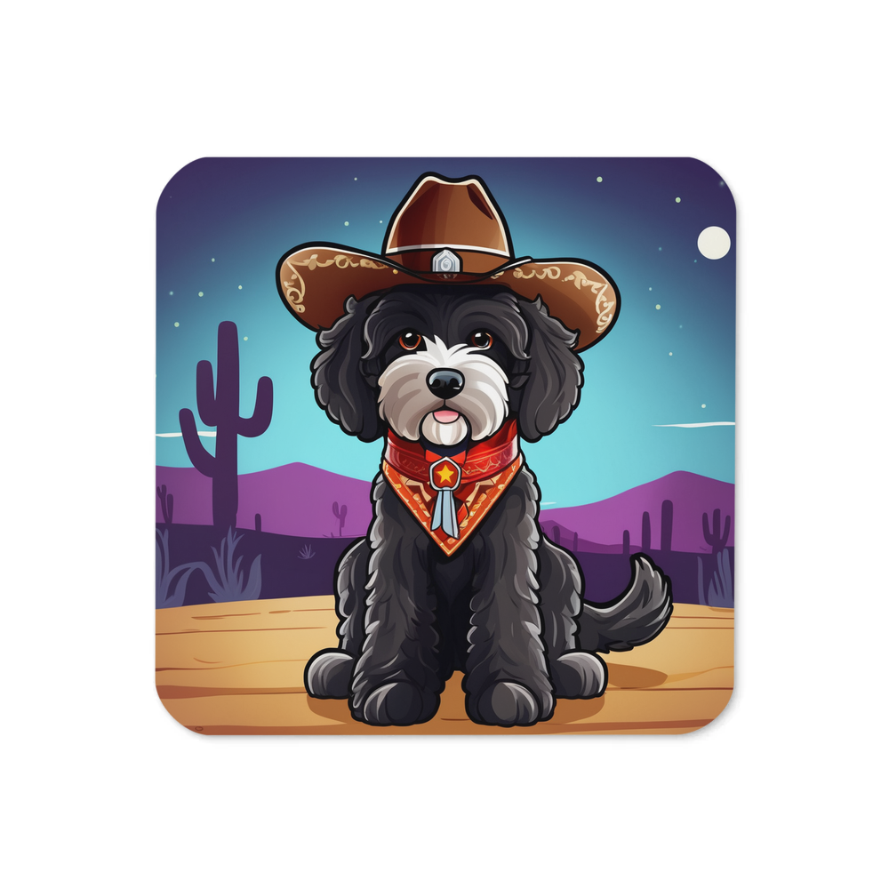 PugMug Custom Portuguese Water Dog Coaster