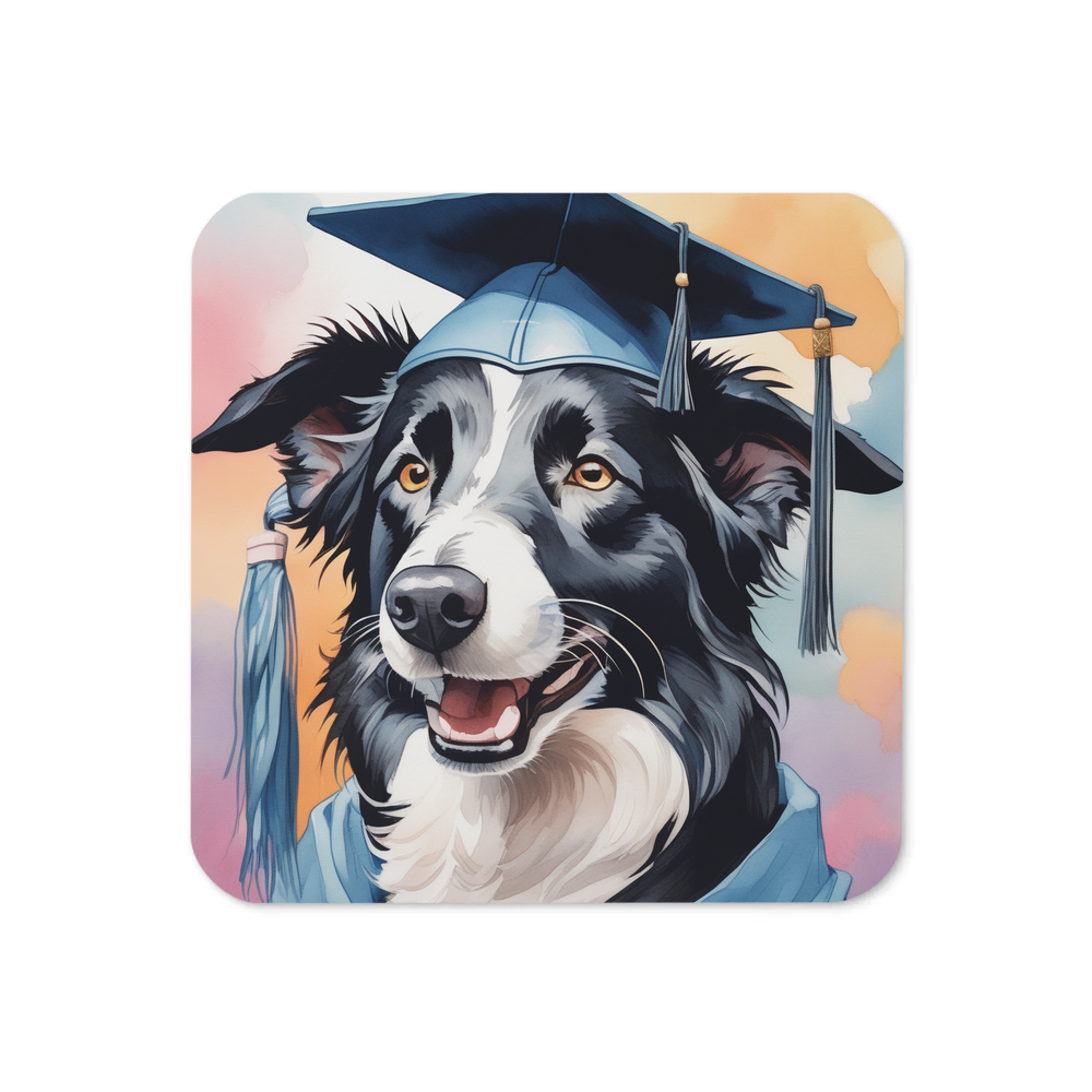 PugMug Custom Border Collie Coaster