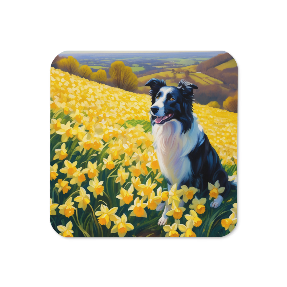 PugMug Custom Border Collie Coaster