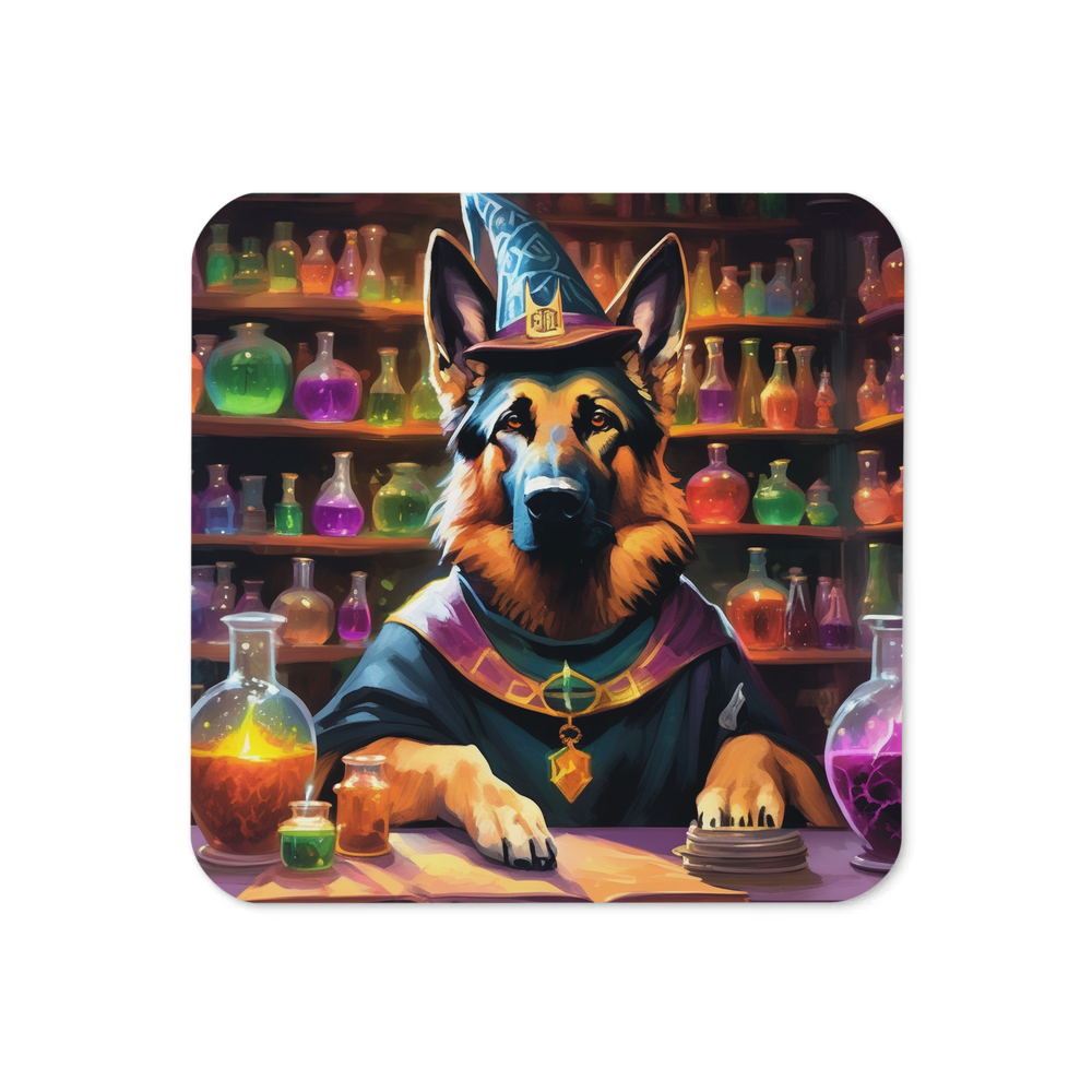 PugMug Custom German Shepherd Dog Coaster