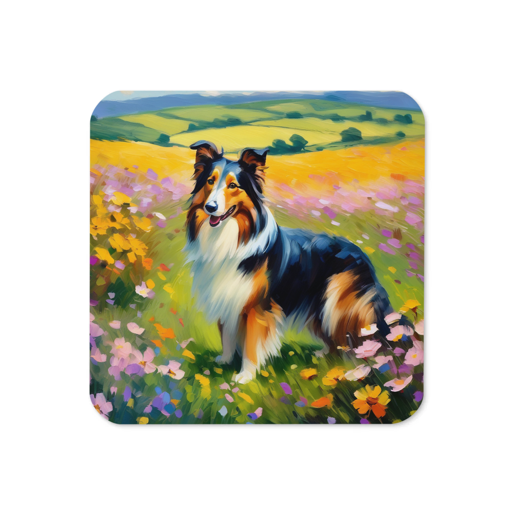 PugMug Custom Collie Coaster