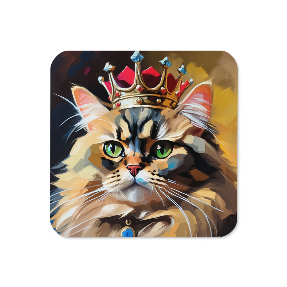 PugMug Custom Tabby Persian Cat Coaster