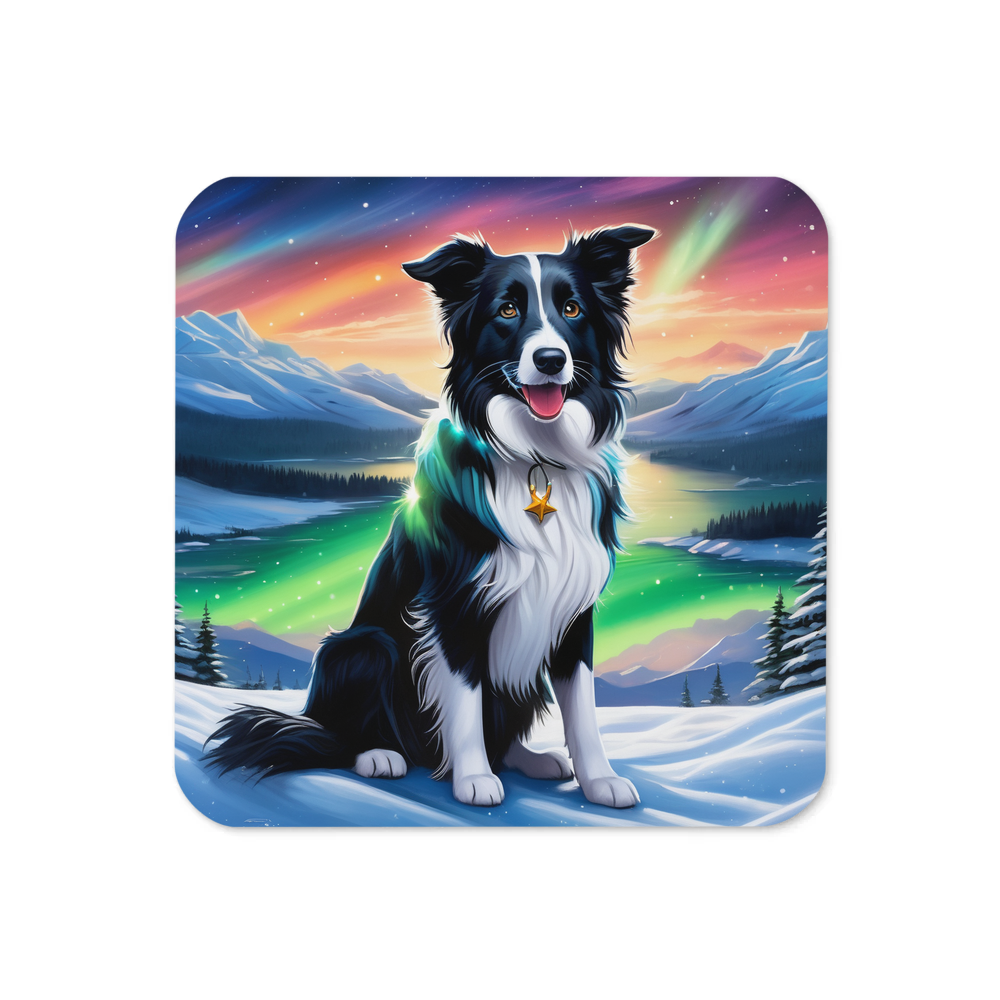 PugMug Custom Border Collie Coaster