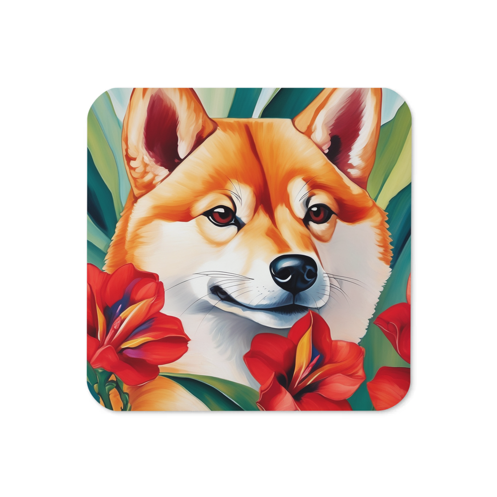 PugMug Custom Shiba Inu Coaster